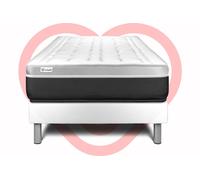 Ensemble VITAL SOFT 90 x 190 cm sommier Kit blanc
