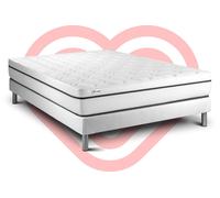 Ensemble Vital Spa 140 X 190 Cm Sommier Kit Blanc