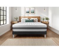 Ensemble VITAL SPRING RECOVER 180 x 220 cm Sommier Kit Noir - 28cm - Ressorts ensachs et mmoire de forme - Enveloppant - Sommier kit Noir