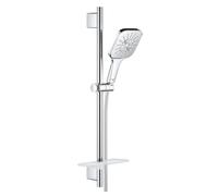 Ensemble VITALIO SMARTACTIVE 130 CUBE GROHE 26584000 douchette 3 jets + barre 60 cm + flexible 175 cm - chrome