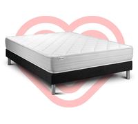 Ensemble VITALMEMO 140 x 200 cm sommier Kit noir