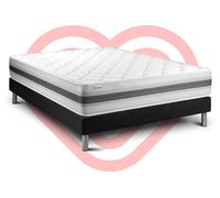Ensemble Matelas Sommier 140x190 cm - Vitalmemo Back G