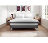 Ensemble VITALMEMO BACK 150 x 190 cm sommier Kit gris - 26cm - Mousse polyurthane mmoire de forme - Moelleux - Sommier kit Gris