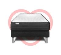 Ensemble VITALPOWER 90 x 200 cm sommier Kit noir