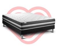 Ensemble Matelas Sommier 200x200 cm - Vitalspring Zen