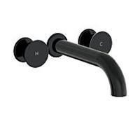 Vitra Kit de montage final liquide A4268939 Deux manettes à mitigeur lavabo , longues, noir brillant