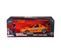 Ensemble voiture Toyota Supra Fast & Furious + figurine Brian Jada Toys