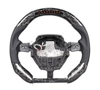 ensemble volant automobile Compatible Avec Lamborghini Pour Huracan 2018 2019 2020-2024 Volant Course Fibre Carbone Forge Fibre Carbone Avec Affichage À 9 Lumières
