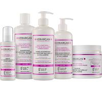 Ensemble Volumisant Shampoing, Après-Shampoing, Masque, Sérum & Leave-In Biotine & Collagène - Pour Cheveux Plats, Fins Et Ternes - Sans Sulfate, Ogm, Silicone - 3x500ml+1x100ml+1x350ml[Z938]