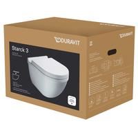 Duravit Set WC mural Starck 3 42250900A1 avec siège WC blanc