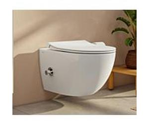 Ensemble WC Vitra Aquacare Sento 7748B003-6206 VitrA Flush 2.0 avec fonction bidet, avec robinet intégré