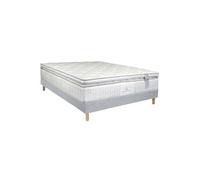 Ensembles avec matelas ressorts GRAND MAJESTIC + Sommier Tradition Graphic 13cm + Pieds Alitea Hotel - 160x200