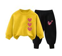 Ensembles Bébé Garçon 2 Pièces Garcon Sweat Shirt Chemise Tops Et Pantalon Ensemble Décontractés Survêtement De Sport Décontracté pour Garçons