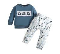 Ensembles Bébé Garçon Ensemble Jogging Survetement Baby Garcon Mode 2 Pièces Manche Longue Jogging Fitness Course Football Vêtements De Survêtement pour Enfants