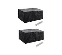 Ensembles canapés, fauteuils et tables de jardin rotin 4 personnes 2 pieces