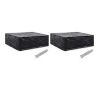 2x Housses de Mobilier de Jardin Rotin 10 Oeillets 229x113 cm Meuble vidaXL