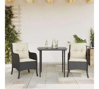 Ensembles canapés, fauteuils et tables de jardin Résine 3 pieces