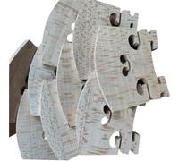 Ensembles D'accessoires Pour Violon Chevalet De Violon Professionnel Avec Raccords En Bois Dérable Robuste Durable Et Portable(10pcs 3-4)