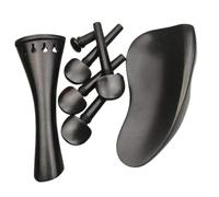 Ensembles D'accessoires Pour Violon Ensemble Daccessoires Pour Violon Différentes Pièces Chevilles Cordier Mentonnière Raccords De(4)