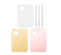Ensembles de 3 avec Mélange Palette Spatules de Maquillage | Mélange Précis, Nettoyage Facile, Trois Ensembles, Usage Personnel, Artistes Professionnels, Coloris Variés