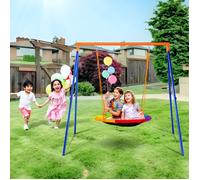 Ensembles de Balançoires de Jardin-VEVOR-Charge 199,6 kg-avec Corde Réglable-Équipement de Jeu Extérieur pour Enfants