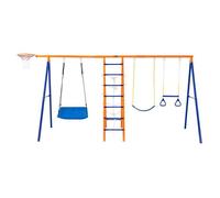 Ensembles de Balançoires-VEVOR-Combo 6 Fonctionnalités avec Balançoires Doubles-Charge 200 kg