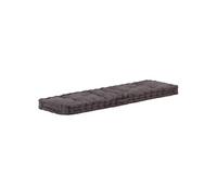 vidaXL Coussin de plancher de palette Coton 120x40x7 cm Anthracite