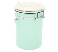 Ensembles de Boîtes pour Comptoir de Cuisine, Boîte à café Vert Menthe, Récipient à café Hermétique en Acier Inoxydable de qualité Alimentaire avec Roue de Date pour Noix de thé (1.8L)