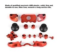 Ensembles De Boutons Complets, PièCe De Rechange Pour Manette Microsoft Xbox One, Prise 3,5 Mm (Rouge)