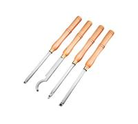 Ensembles de Ciseaux à Bois Outil de Tournage de Carbure pour Découper Sculpter 4PCS