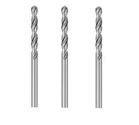 Ensembles de forets à métal, sculpture sur pierre, jeu hélicoïdaux, foret hélicoïdal tige droite en acier rapide for et inoxydable 3 pièces(7mmx109mm)