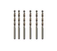 Ensembles de forets, outils sculpture, 6 pièces M35 ensemble en cobalt pointe fendue à 135 degrés for acier inoxydable 4,2~5, mm foret hélicoïdal HSS-CO for les amateurs bricolage(Diameter: 5.5mm)