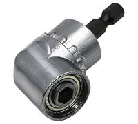 Ensembles de forets, outils sculpture, tournevis à Angle 105 degrés, support douille, adaptateur remplacement, pièces pilote droit, outil électrique(Silver short)