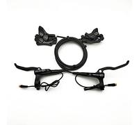 Ensembles de Freins à Disque hydrauliques à 4 Pistons Ebike Frein à Disque hydraulique à étrier à Quatre Pistons pour Bafang Mid Drive ou Autres Kits (pour Prise étanche à 2 Broches)