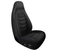 Ensembles de housses de siège 1 Housses Siège En Lin Pour Byd Pour Song Pro 2025 Pour Exeed Txl Pour Jetta Vs5 Pour Polestar 4 Ajustement Universel Plupart Berlines SUV Et Camions Housse de Siege(Black)