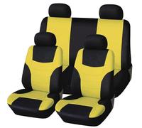 Ensembles de housses de siège Ensemble De Housses Protection Siège Voiture En Polyester Coussin Pour OPEL Pour Aatara Pour Astra Pour Moka Housses de siège Voiture(5Seats-yellow)