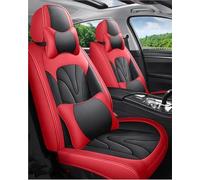 Ensembles de housses de siège Housse De Siège À Couverture Complète Pour MITSUBISHI Pour ASX 308 Pour Eclipse Pour Roadster Pour Cross Pour Grandis Pour Montero Sport Housse de Siege Voiture(B Black red)