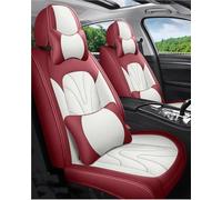 Ensembles de housses de siège Housse De Siège À Couverture Complète Pour MITSUBISHI Pour ASX 308 Pour Eclipse Pour Roadster Pour Cross Pour Grandis Pour Montero Sport Housse de Siege Voiture(B White red)