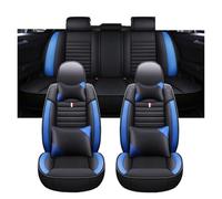 Ensembles de housses de siège Housse Siège Auto Universelle Pour Seat Pour Leon MK2, Accessoires Auto, Détails Intérieurs, Toutes Les Voitures, Pour Modèle(J Black Blue 5 Seat)