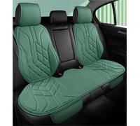 Ensembles de housses de siège Housse Siège Voiture Universelle En Cuir Perforé Quatre Saisons Tapis Selle Confortable Et Respirant Protection Des Sièges Housses de siège(Green back seats)