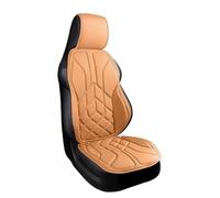Ensembles de housses de siège Housse Siège Voiture Universelle En Cuir Perforé Quatre Saisons Tapis Selle Confortable Et Respirant Protection Des Sièges Housses de sièges(Orang one-piece seat)