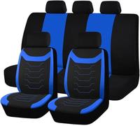 Ensembles de Housses Siège Voiture pour BMW 3 Series Sedan 2013-2016, Housse de Siege Respirant Tissu Tous Temps Protection Coussins Siège Accessoire,Blue