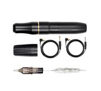 Ensembles De Machines Maquillage Permanentes, Machine À Tatouer Rotative Double Usage, Stylo, Kits Tatouage For Sourcils Avec 2 Têtes EntraîNement De PréCision(Black with 2 Head)