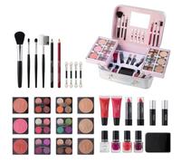 Ensembles de maquillage pour femmes Kit complet,Kit de maquillage complet - Pinceau de maquillage Blush Rouge à lèvres Kit complet de maquillage,Kit de maquillage professionnel étanche, trousse de maq