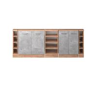 Ensembles de meuble de rangement sous pente Rion Lot de 5 Béton Vicco 56042
