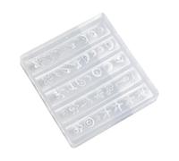 Ensembles de moules en silicone pour nail art professionnel Plusieurs designs Décoration flexible Moule à ongles souple