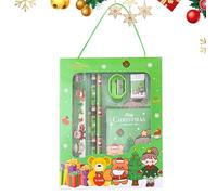 Ensembles de papeterie de Noël pour, ensemble de papeterie scolaire de Noël | Ensemble de 6 ensembles de de,Fournitures de festives mignonnes, cadeaux de fête scolaire de Noë