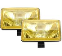Ensembles de phares Phare antibrouillard pour avant pour Peugeot H3 205 GTI CTI 106 306 Mi16, ensemble de projecteurs(2pcs Amber)