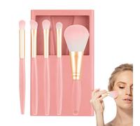 Ensembles de pinceaux de maquillage pour les femmes, ensemble de brosses de maquillage de voyage | MACHAP UP BROSSE SET avec étui et miroir pour les voyages,Fonction complète outil cosmétique portable