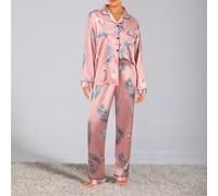 Ensembles De Pyjama Femme Manches Longues, Pyjama Femme Confortable Ensemble Deux PièCes ModèLe ÉLéGant Doux Et LéGer pour Un Sommeil Paisible Ou Un Moment De DéTente à La Maison